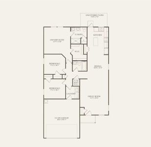 Centex Homes, Becket floor plan