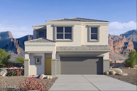 New construction Single-Family house 5132 E Umber Rd, San Tan Valley, AZ 85143 Fuji- photo 0 0