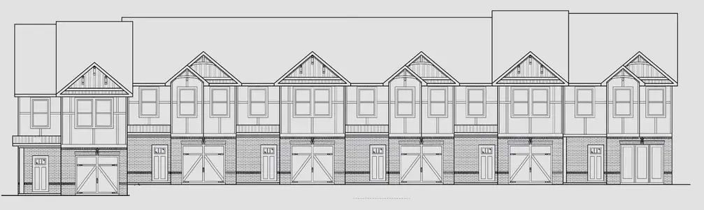 New construction Townhouse house 4824 Orchard Grove Wy, Gainesville, GA 30504 plan Jade I - image