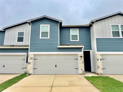 New construction Townhouse house 165 Cinnabar Ln, Unit 4, Kyle, TX 78640 plan The Waterloo (175) - image