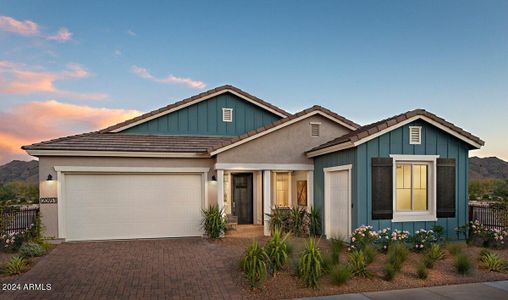 New construction Single-Family house 5877 N 207Th Avenue, Buckeye, AZ 85396 Starling- photo 0