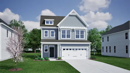 New construction Single-Family house 447 White Oak Garden Wy, Garner, NC 27529 plan Ashley - image