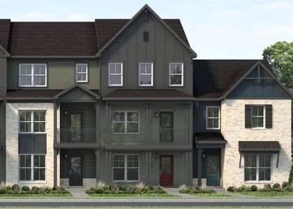 New construction Single-Family house 614 Granbury Pvt Dr, Hendersonville, TN 37075 plan Ingram Rowhome - image