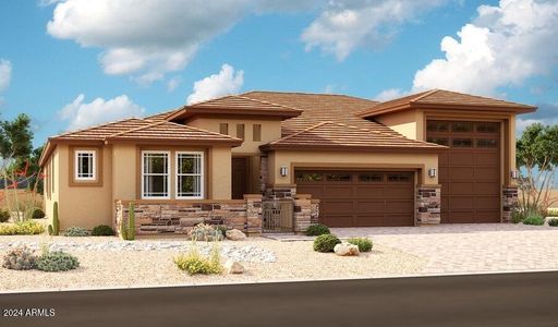 New construction Single-Family house 19660 E Estrella Road, Queen Creek, AZ 85142 Harley- photo 0