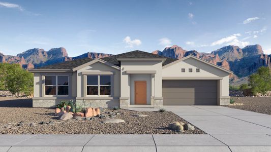 New construction Single-Family house 1551 E Mason Dr, Casa Grande, AZ 85122 Dean- photo 0