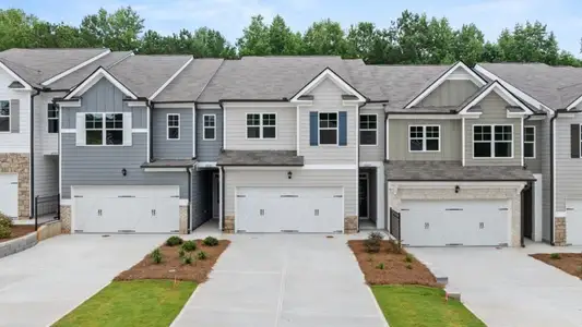 New construction Townhouse house 6657 Parsons St, Flowery Branch, GA 30542 plan Sudbury - image