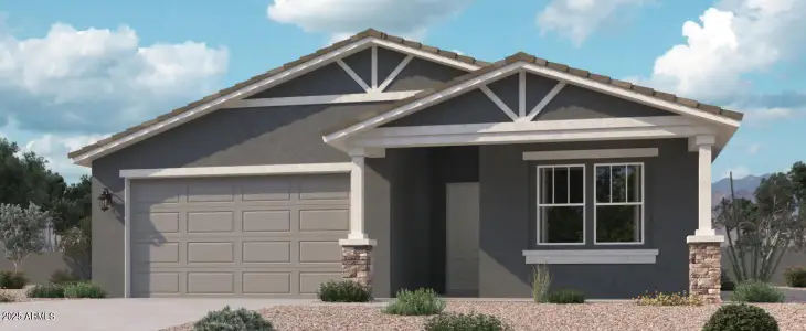 New construction Single-Family house 15728 W Camden Ave, Waddell, AZ 85355 plan Lavender - image