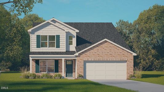 New construction Single-Family house 10739 Beard Wy, Bailey, NC 27807 plan SALEM - DHRe - image
