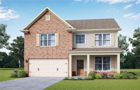 New construction Single-Family house 7301 Yewtree Dr, Flowery Branch, GA 30542 Brookpark- photo 0 0