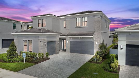 New construction Single-Family house 13206 Faberge Pl, Palm Beach Gardens, FL 33418 plan Mondrian - image