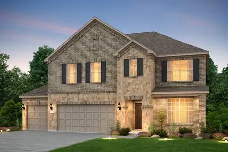 New construction Single-Family house 121 Elm View Dr, Georgetown, TX 78628 plan Caldwell - image