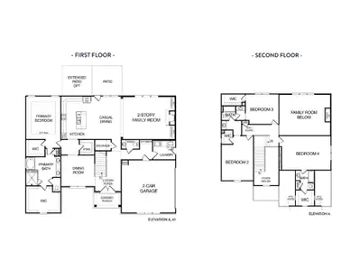 New construction Single-Family house 1452 Willowbend Pl, Monroe, GA 30655 plan (GA) Woodmont A.1 3 Front Entry - image