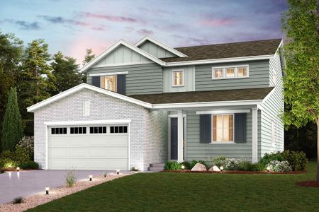 New construction Single-Family house 14112 Bunny Hop Ln, Parker, CO 80134 Roosevelt- photo 0