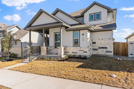 New construction Single-Family house 193 Greeneyes Way, Kyle, TX 78640 Willow- photo 0