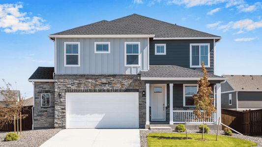 New construction Single-Family house 2306 Crosswind St, Fort Lupton, CO 80621 plan Bridgeport - image