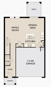 1st Floorplan -Photo is a Rendering.  Please contact On-Site for any questions or information.