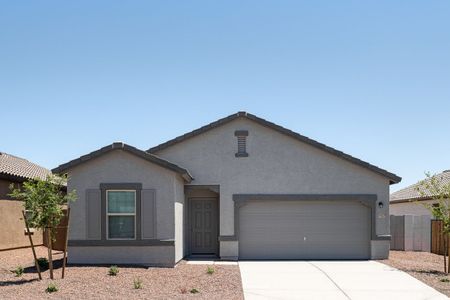 New construction Single-Family house 24134 West Hidalgo Avenue, Buckeye, AZ 85326 Moonbeam- photo 0