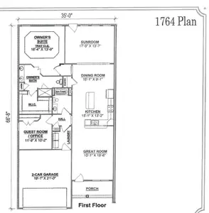 New construction Single-Family house 2806 Soldiers Honor Dr, Murfreesboro, TN 37128 plan 1764 Veterans Cove - image 3