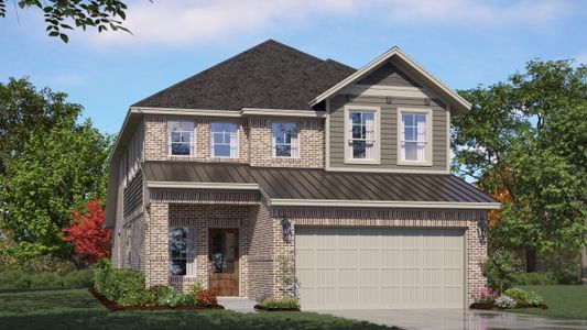 New construction Single-Family house 329 Rock Rose Path, Willis, TX 77318 plan Greenville - image