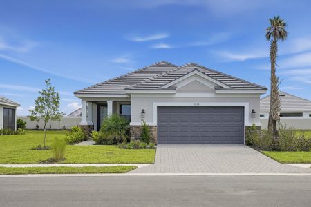 New construction Single-Family house 13836 Fletcher Dr, Palmetto, FL 34221 plan Milan - image