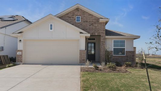 New construction Single-Family house 25525 Flora Bella Ln, Elgin, TX 78621 plan Gunther - image