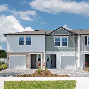 New construction Townhouse house 7653 Deer Valley Cir, Tampa, FL 33635 plan Surf - image