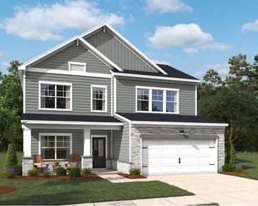New construction Single-Family house 916 Fetching Pl, Rolesville, NC 27571 plan Macon - image