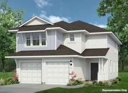 New construction Single-Family house 128 Honeybee Ln, Elgin, TX 78621 plan Harvest Ridge 2265 - image