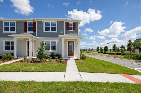 New construction Townhouse house 3229 Douglas Fir Drive, Apopka, FL 32703 Catalina II- photo 0