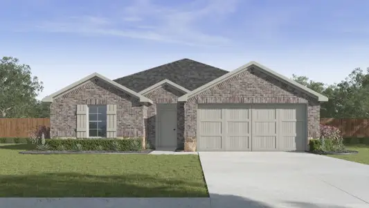 New construction Single-Family house 409 Pineywood Trl, Princeton, TX 75407 plan Zavalla - image