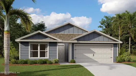 New construction Single-Family house 137 Greenwood Dr, Palm Coast, FL 32137 plan Clifton - image