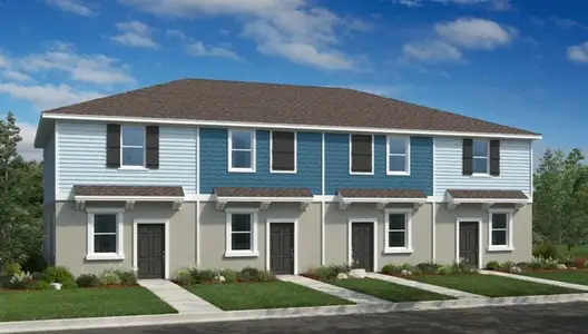 New construction Townhouse house 686 Gladstone Way, Mt, Mount Dora, FL 32757 plan Hemlock - image