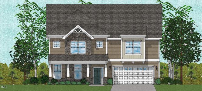 New construction Single-Family house 2167 W Pink Peony Circle, Durham, NC 27703 Roland- photo 0