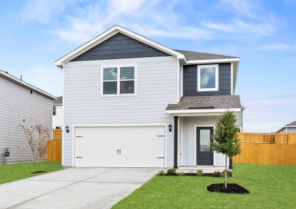 The Rayburn is a beautiful two-story siding home.