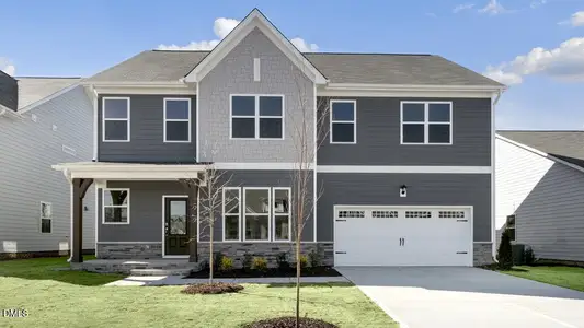 New construction Single-Family house 1521 Jasmine View Wy, Knightdale, NC 27545 plan BENNETT - image