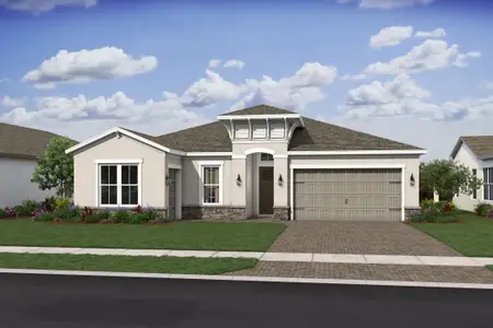 New construction Single-Family house 10169 Nw Field Flower Trl, Port St. Lucie, FL 34987 plan Bell - image