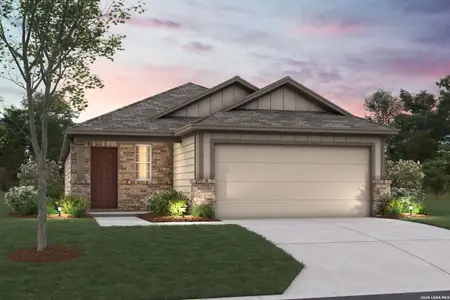 New construction Single-Family house 13806 Guajillo Spg, San Antonio, TX 78253 plan Magnolia - 30' Smart Series - image