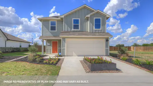 New construction Single-Family house 363 Low Pasture Trl, Maxwell, TX 78656 plan The Franklin - image