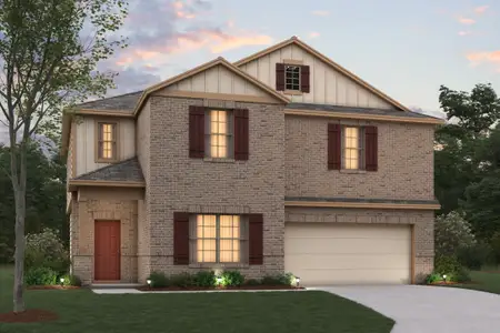 New construction Single-Family house 7407 Toledo Bnd, San Antonio, TX 78252 plan Cortez - 40' Smart Series - image