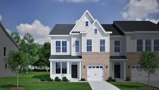 New construction Single-Family house 1126 Bell Heather Rd, Durham, NC 27703 plan Hyacinth - image
