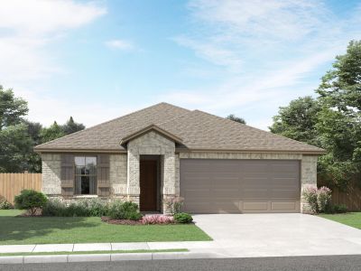 New construction Single-Family house 5424 Wrangler Wy, Marion, TX 78124 plan The Hughes (841) - image