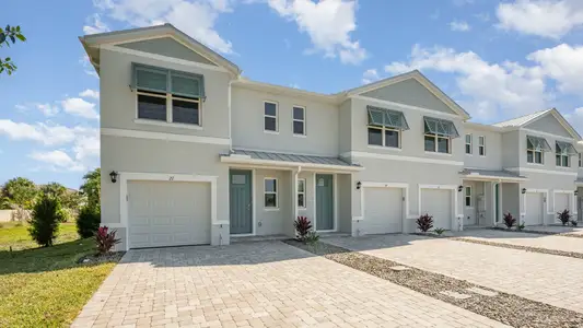 New construction Townhouse house 31 Tortuga Trl, Satellite Beach, FL 32937 plan Pearson Interior Unit - image