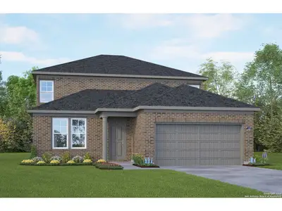 New construction Single-Family house 10406 Briceway Fall, San Antonio, TX 78254 plan The Douglas E - image