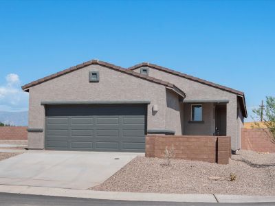 New construction Single-Family house 9877 N Solstice Ave, Marana, AZ 85743 plan Turquoise - image