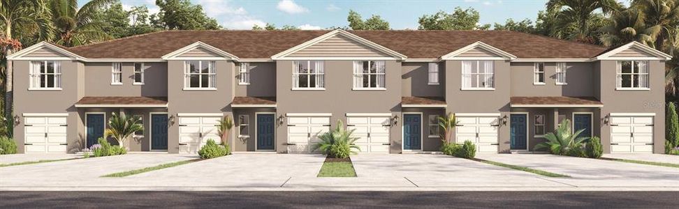 New construction Townhouse house 1932 Tamarack Pass, Davenport, FL 33837 null- photo 0 0