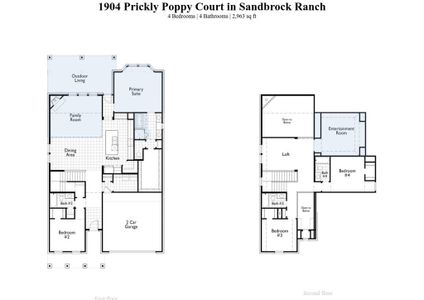 New construction Single-Family house 1904 Prickly Poppy Ct, Aubrey, TX 76227 Redford Plan- photo 1 1