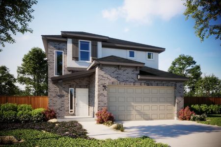 New construction Single-Family house 11428 Crazy Alice Run, Austin, TX 78653 plan Lyric - image