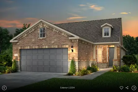 New construction Single-Family house 302 Livewater Ln, Georgetown, TX 78633 plan Compass - image