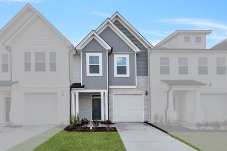 New construction Townhouse house 525 Eversden Dr, Zebulon, NC 27597 Hertford- photo 2 2