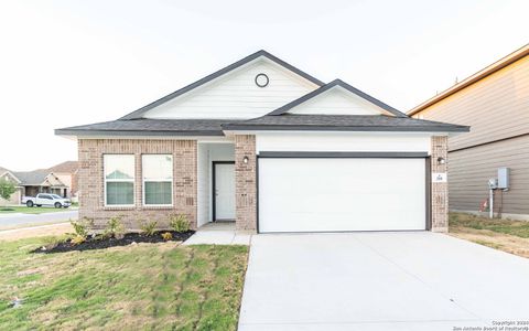 New construction Single-Family house 300 Jills Path, Seguin, TX 78155 Sabine- photo 0